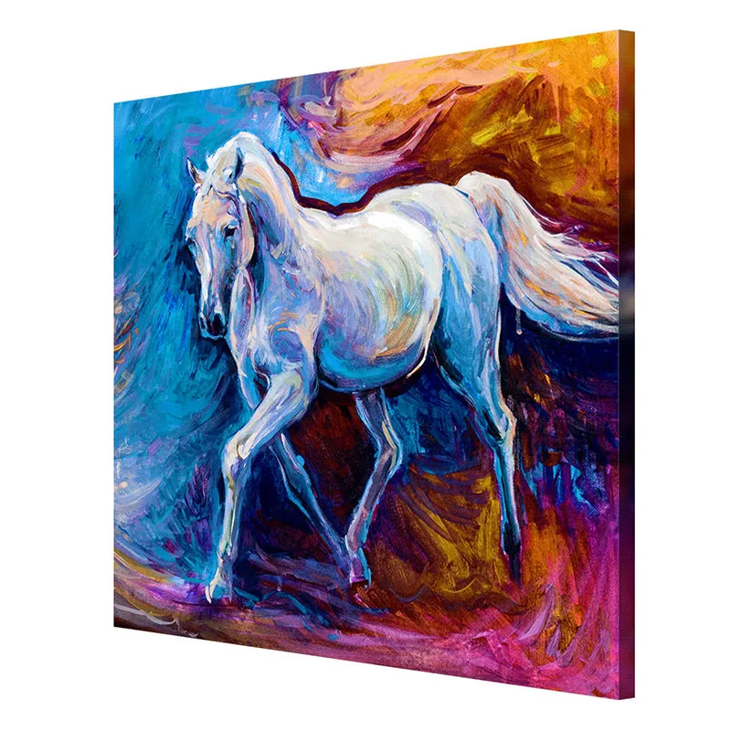 Equine Galloping Wall Painting media 6