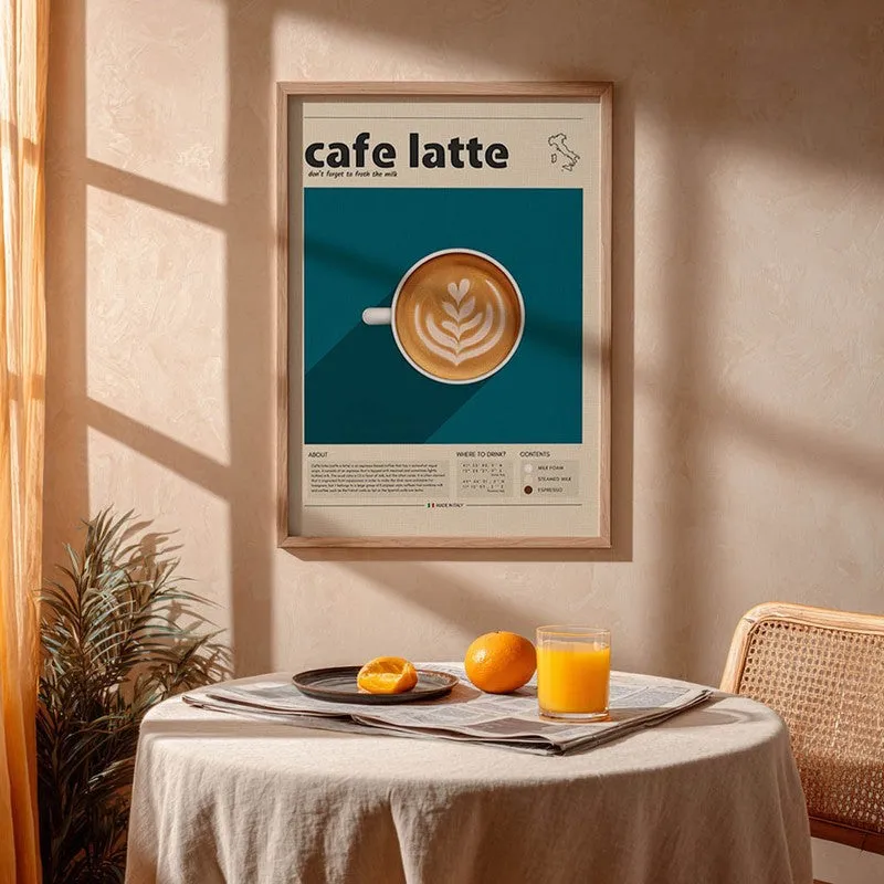 Barista Bloom Archival Canvas Wall Art - Brown media 5