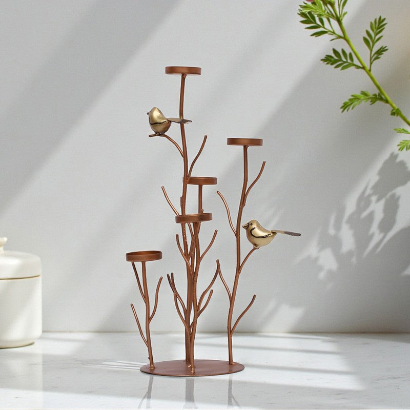 Twilight Branch Metal Showpiece - Brown