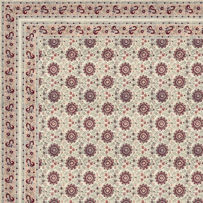 VirasatFloral Cotton Bedsheet - 200 TC media 6