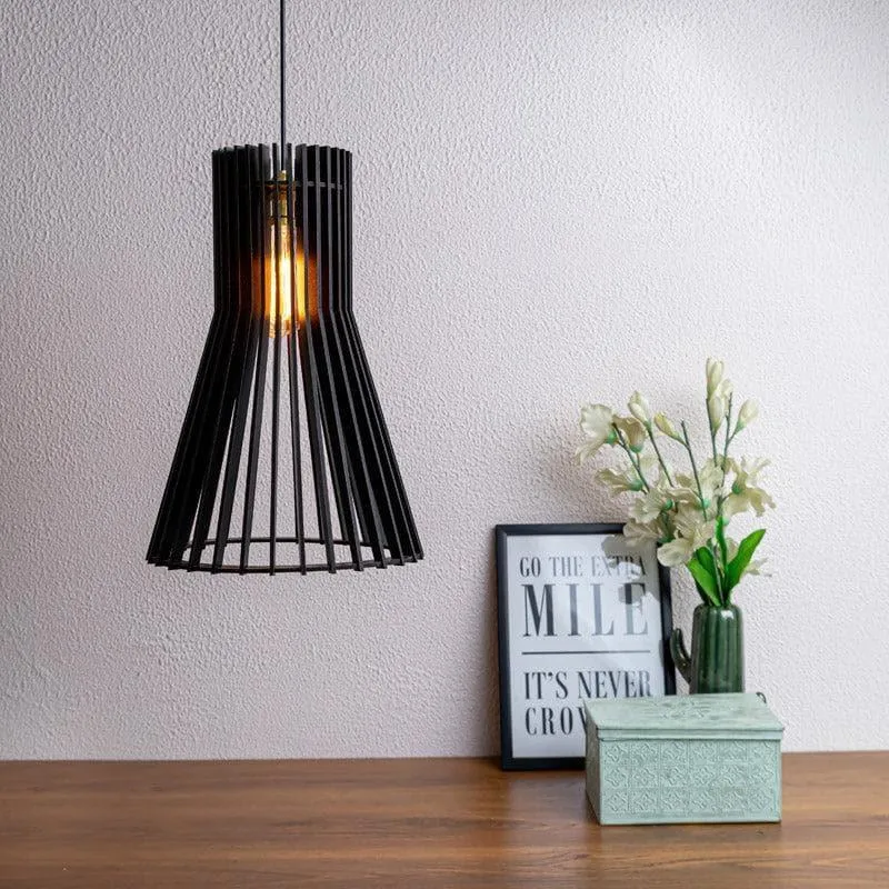 Abvel Wooden Ceiling Lamp media 1