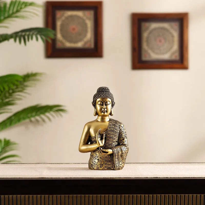 Ornate Serene Buddha Showpiece media 5