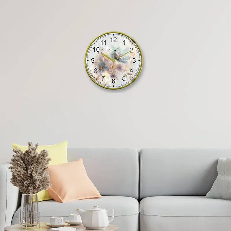 Pastel Petale Plastic Wall Clock media 6