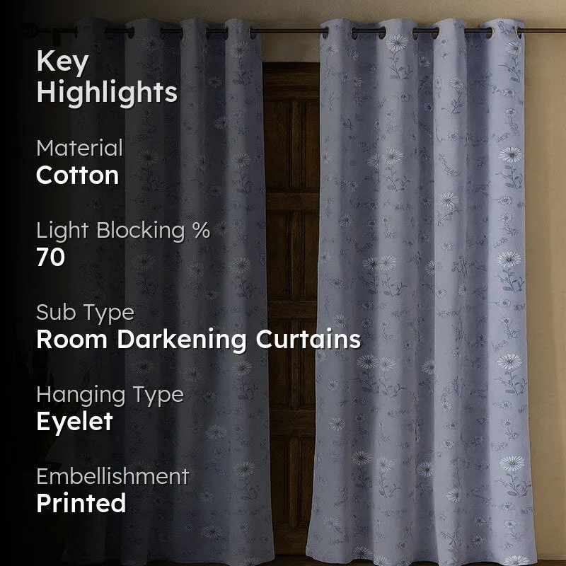 Floral Whispers Curtain - Set Of Two media 2