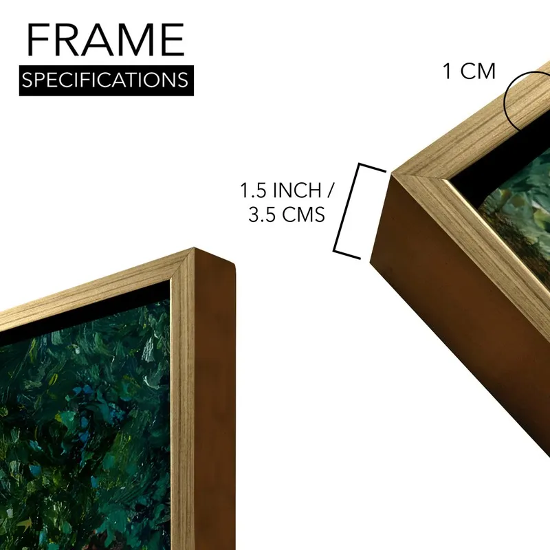 Shadowdance Canvas Wall Painting With Frame media 8