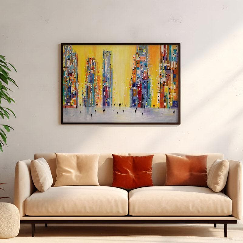 Sunny Day Wall Painting - Black Frame media 4