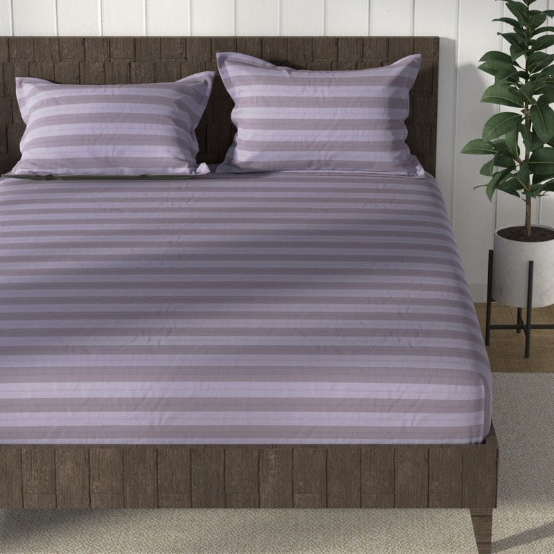 Nautica Horizon Cotton Bedsheet (Purple) - 160 TC media 4