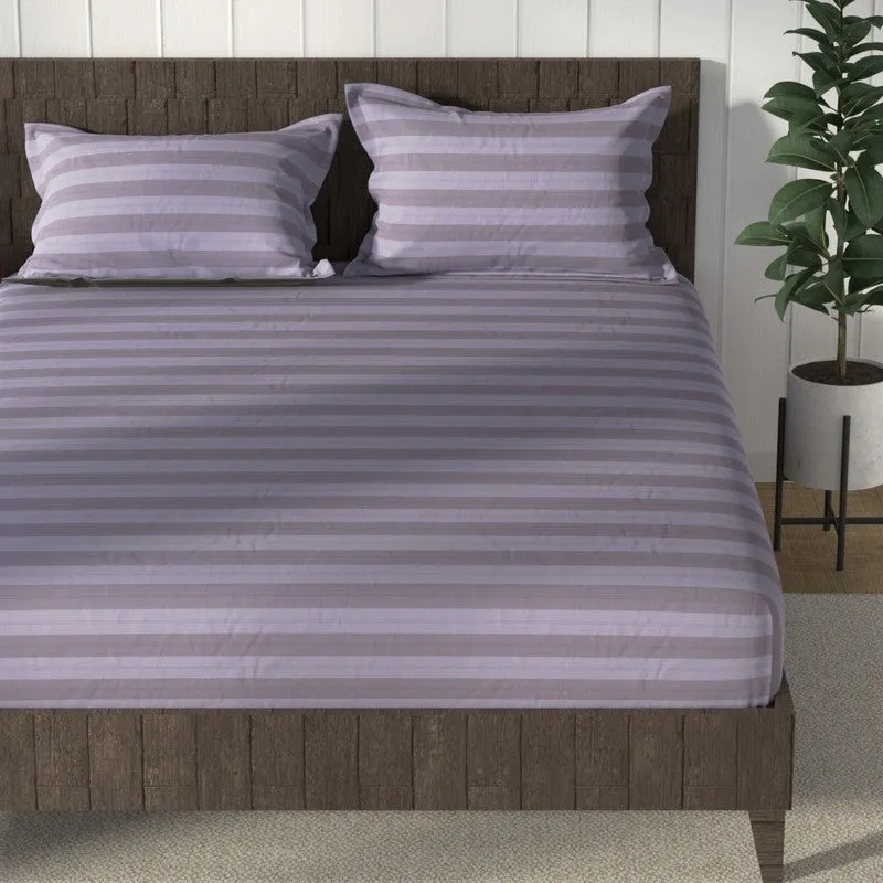 Nautica Horizon Cotton Bedsheet (Purple) - 160 TC media 4