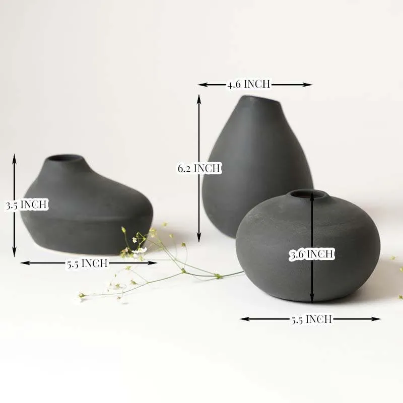 Esoteric Vases (Black) - Set of Three media 4