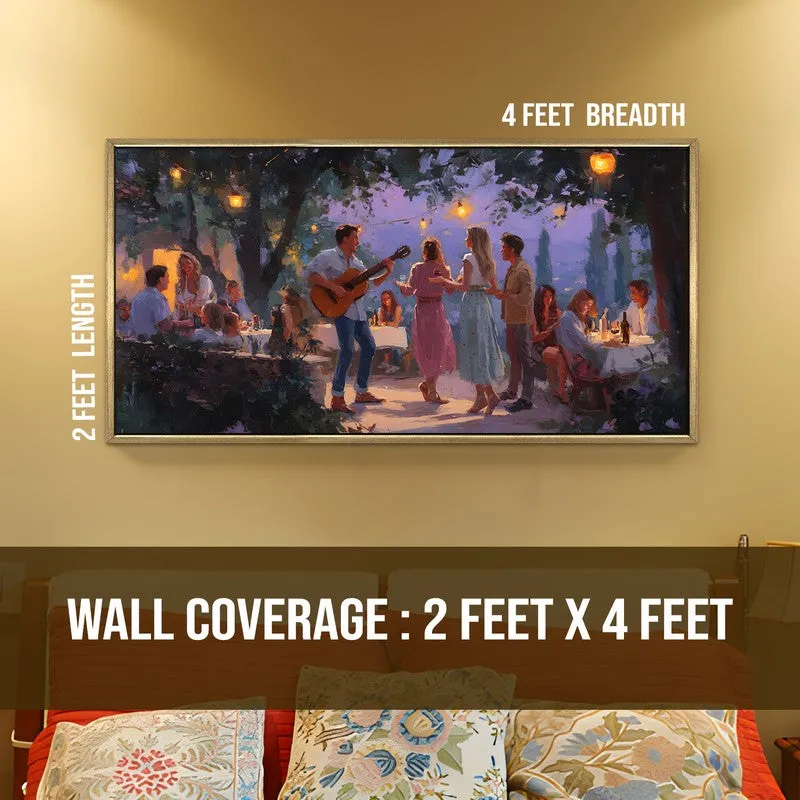 Evensong Canvas Wall Painting With Frame media 8