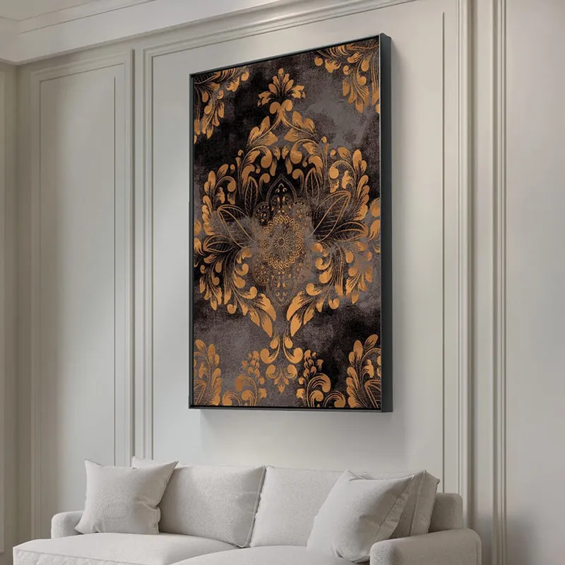 Golden Regalia Wall Painting media 4