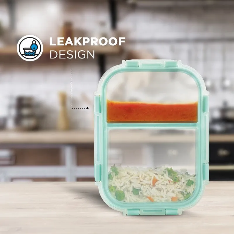 Snakvi Leak Proof Glass Lunch Box - 580 ML - 7