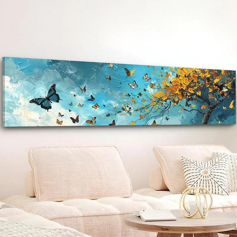 Jardin De Papillons Canvas Wall Art media 5