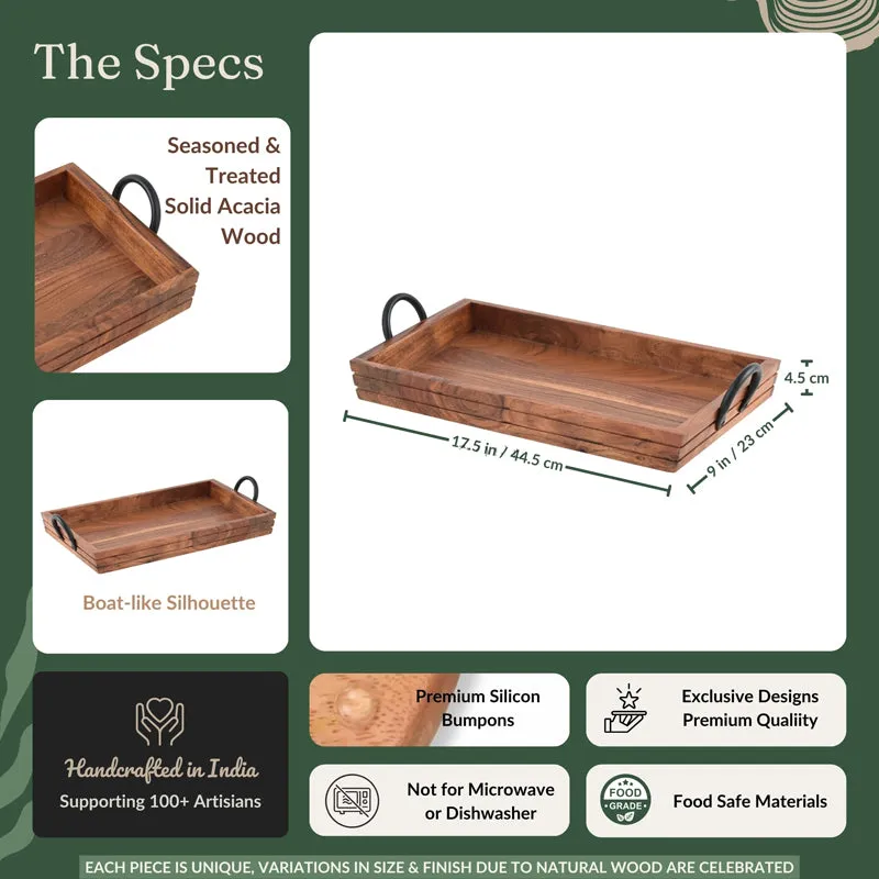Hearthline Wood Serving Tray media 12