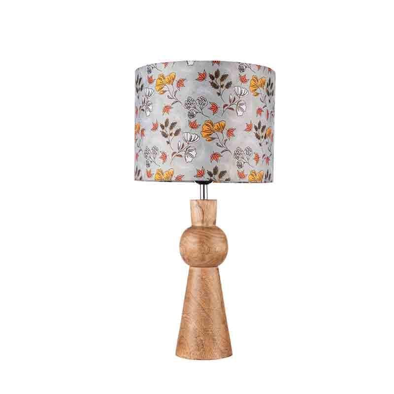 Glorious Gardenia Wooden Table Lamp - Multicolor media 4