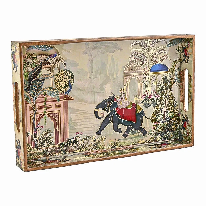 Hastina Wood Serving Tray media 6