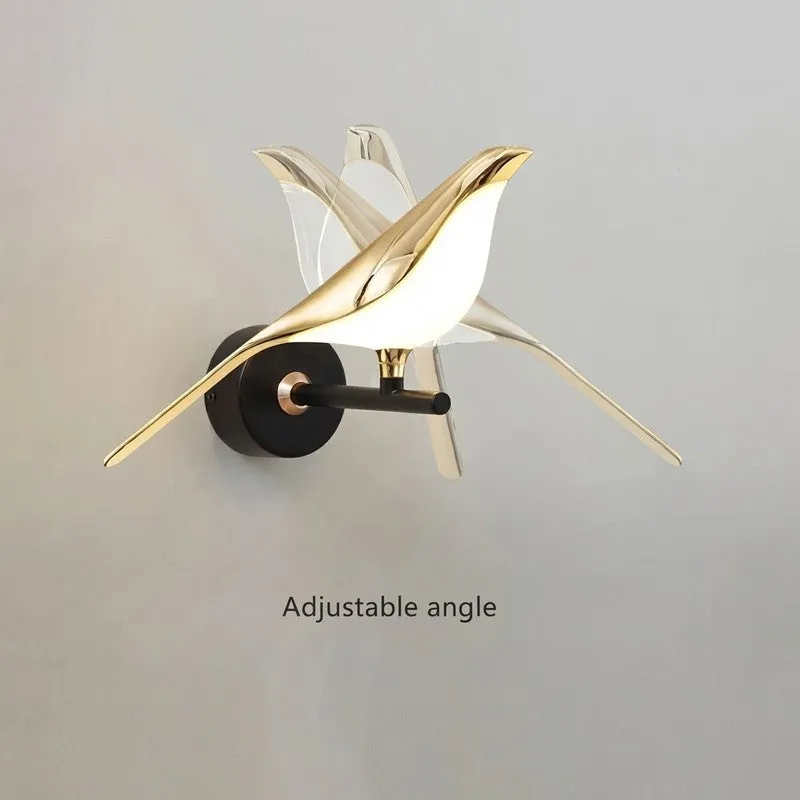 Perched Glow Acrylic & Metal Wall Lamp media 5