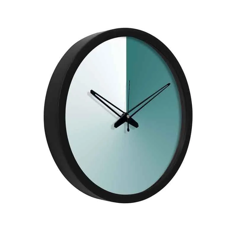 Ombre Wall Clock - Black media 4