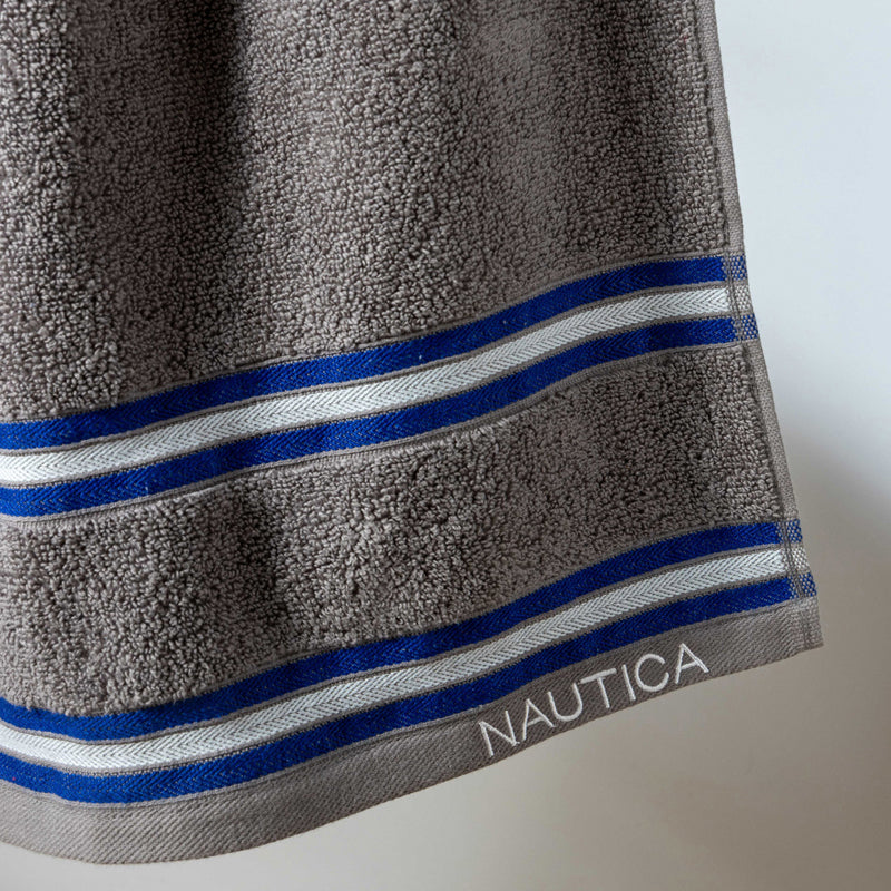 Nautica Dove Dual Down Bath Towel - Grey media 3