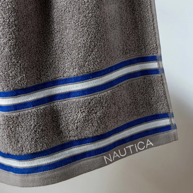 Nautica Dove Dual Down Bath Towel - Grey media 3
