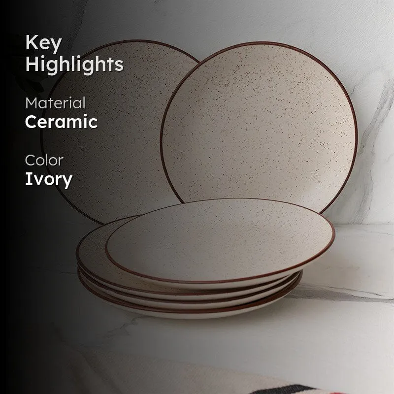 Kestha Dinner Plate (Beige) - Set Of Six media 2