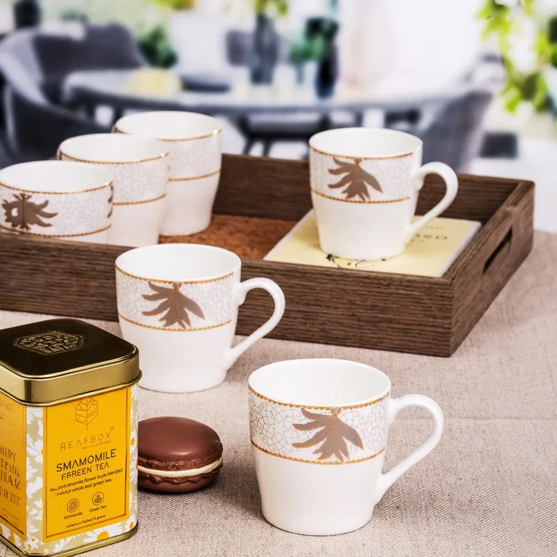 Serene Bone China Tea Cup (180 mL Each) - Set Of Six media 3