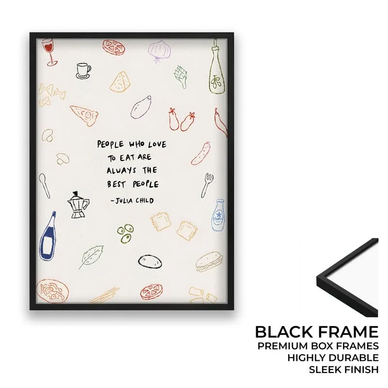 Fizz Feast Archival Canvas Wall Art - Black media 8