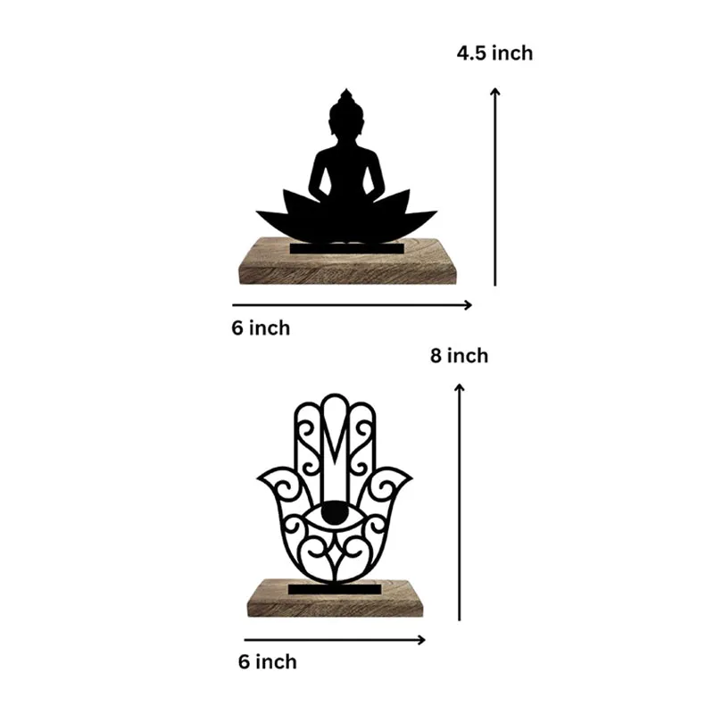 Symbolic Serenity Showpiece - Set Of Two media 7