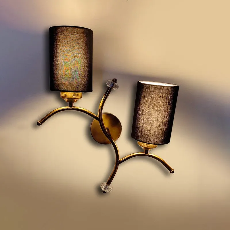 LumiBranch Dual Cotton Wall Lamp - Black media 6