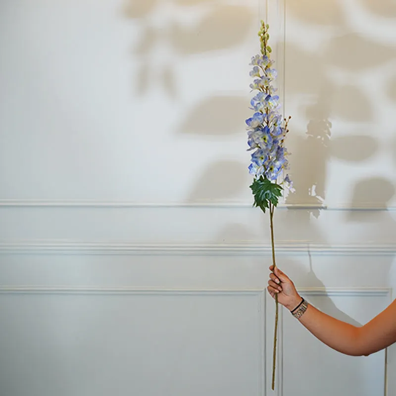 Faux Delphinium Lavender Flower Stick (Blue) - 43 CM media 1