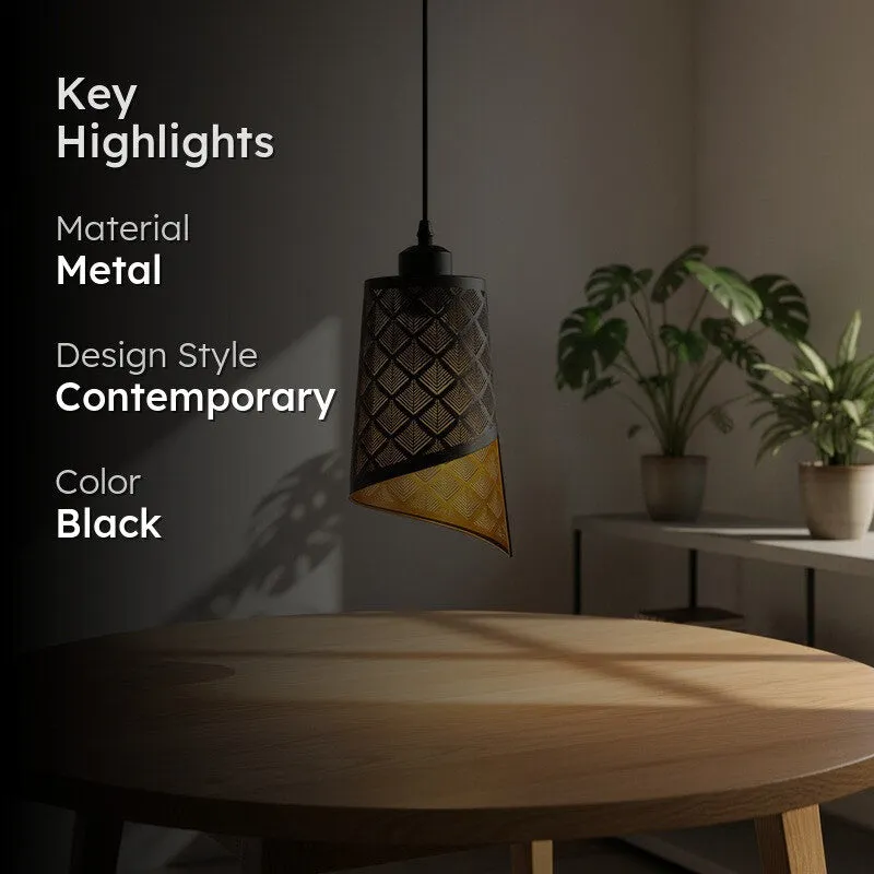 Facet Glow Metal Ceiling Lamp media 2