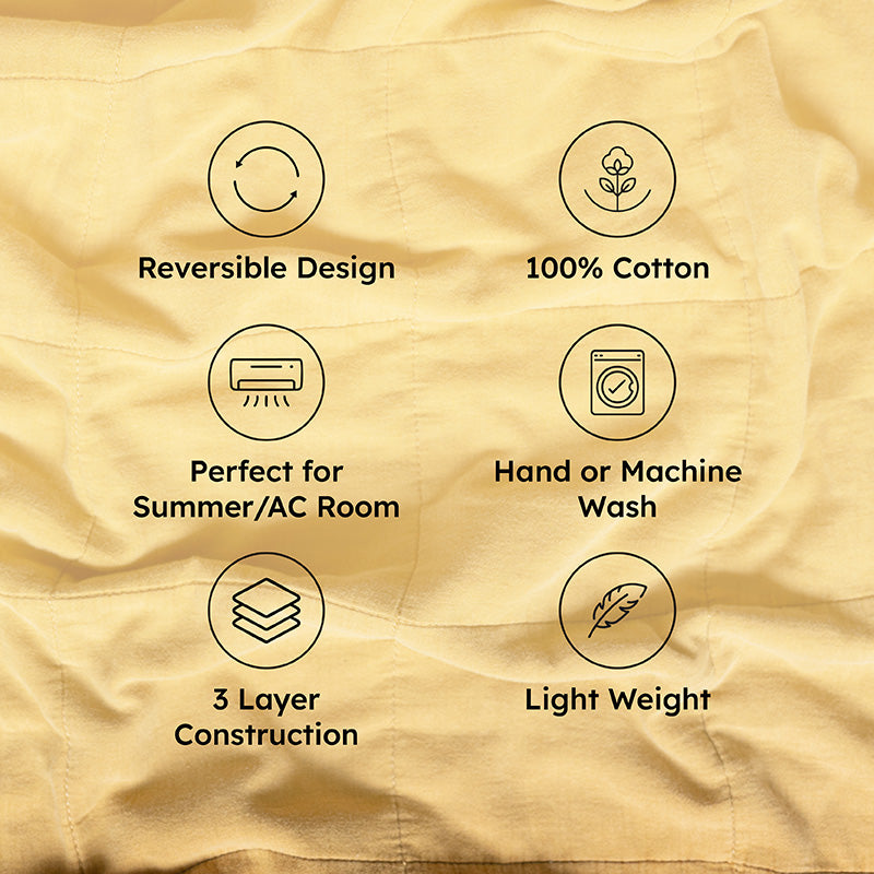 Urban Space Morocco Reversible Dohar (Blue) - 120 GSM media 7