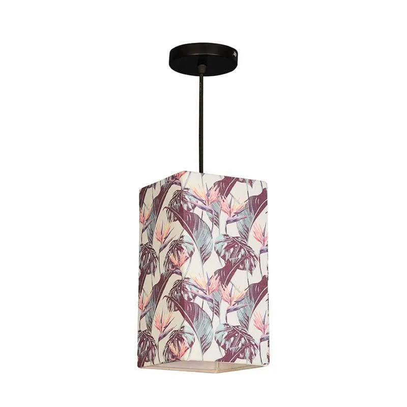 Tropical Fabric Ceiling Lamp media 4