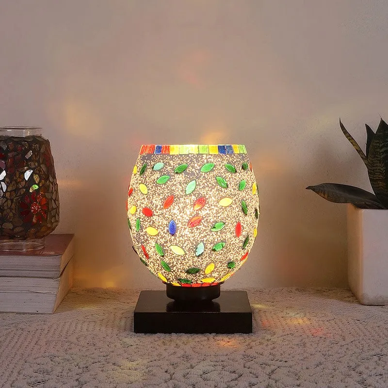 Rayen Mosaic Glass Table Lamp - Multicolor media 2