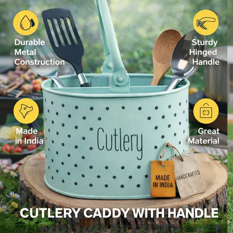 SmartStore Space-Saving Multi-Use Cutlery Stand - Blue media 6