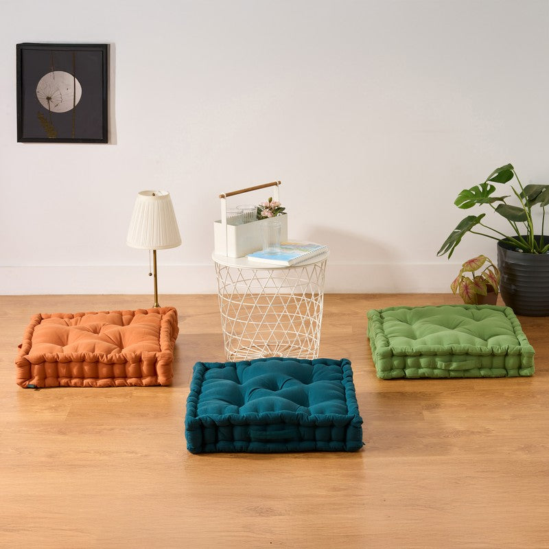Marlon Floor Cushion (Green) - Set Of Three media 7