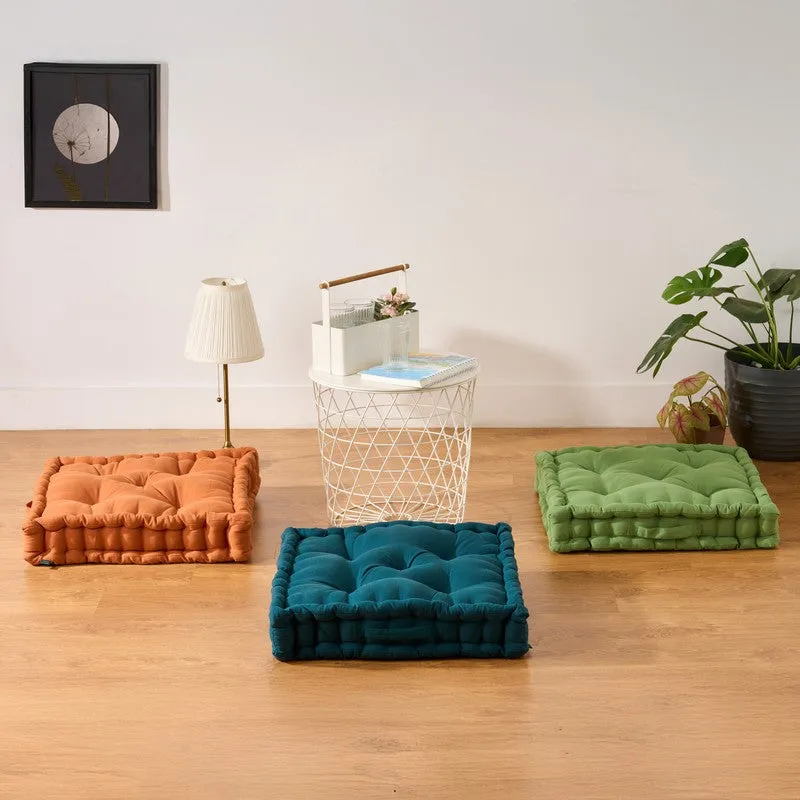 Marlon Floor Cushion (Green) - Set Of Three media 7