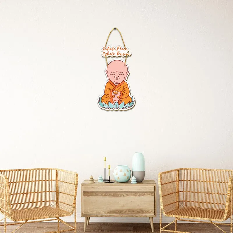Peaceful Buddha Meditation Hanger MDF Wall Accent media 3