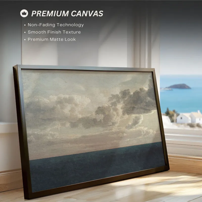 Calm Before Storm Wood Wall Art With Frame - Black media 4