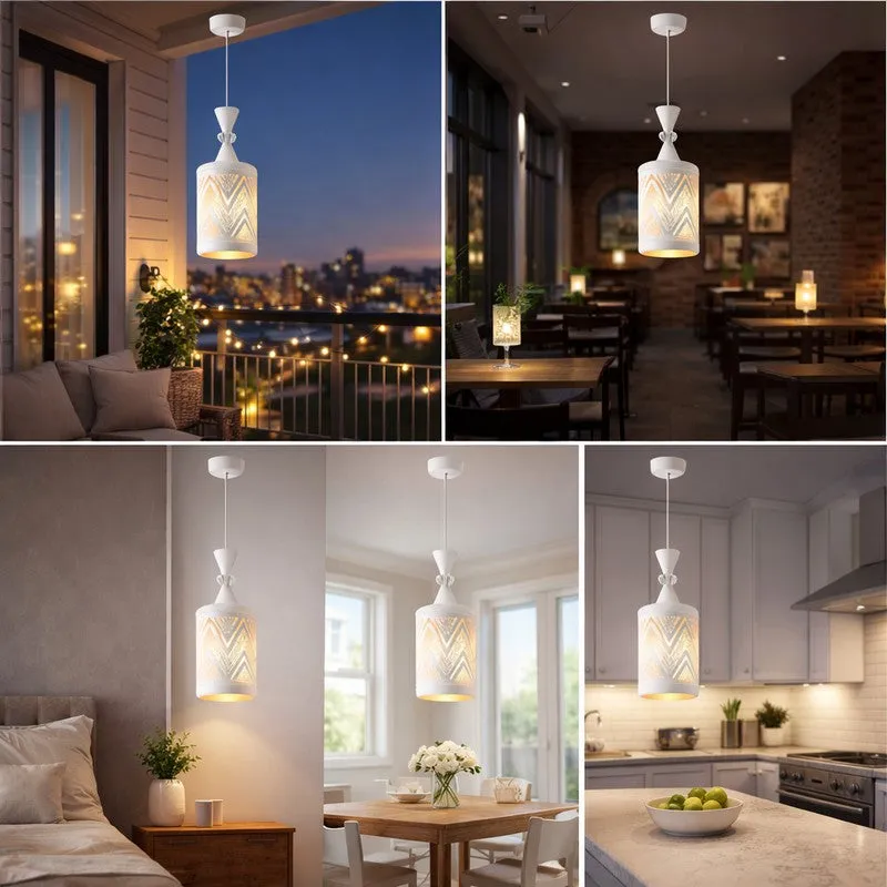 Arctic Glow Metal Ceiling Lamp media 6