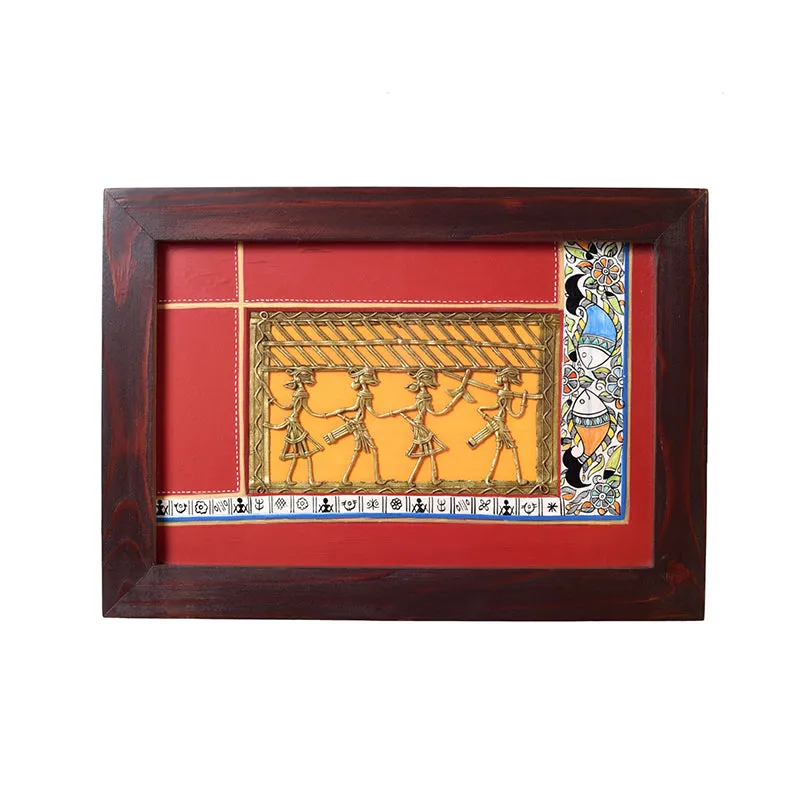 Santal Brass & Wood Wall Accent media 3
