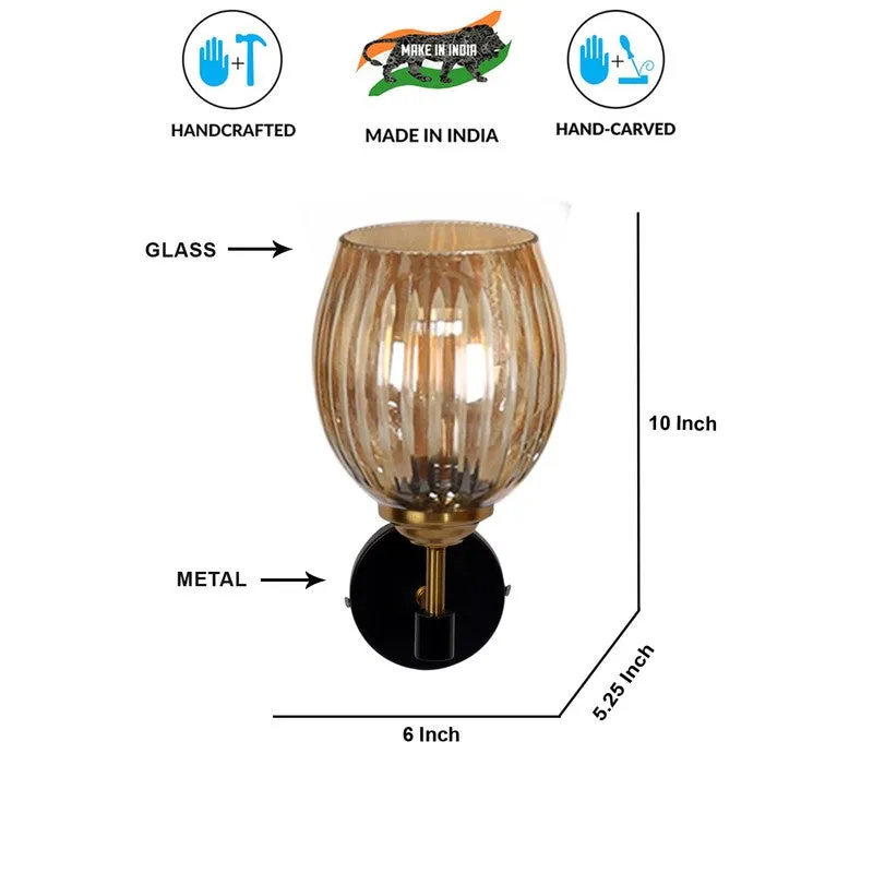 Royal Glow Glass Wall Lamp media 9