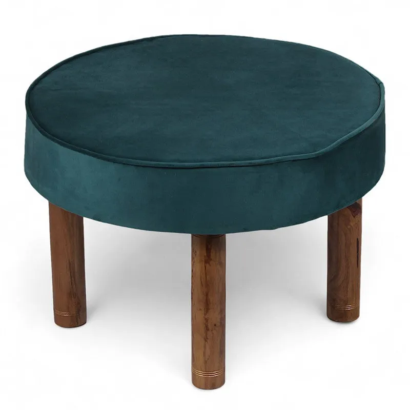 Gravon Acacia Wooden Bench - Blue media 3