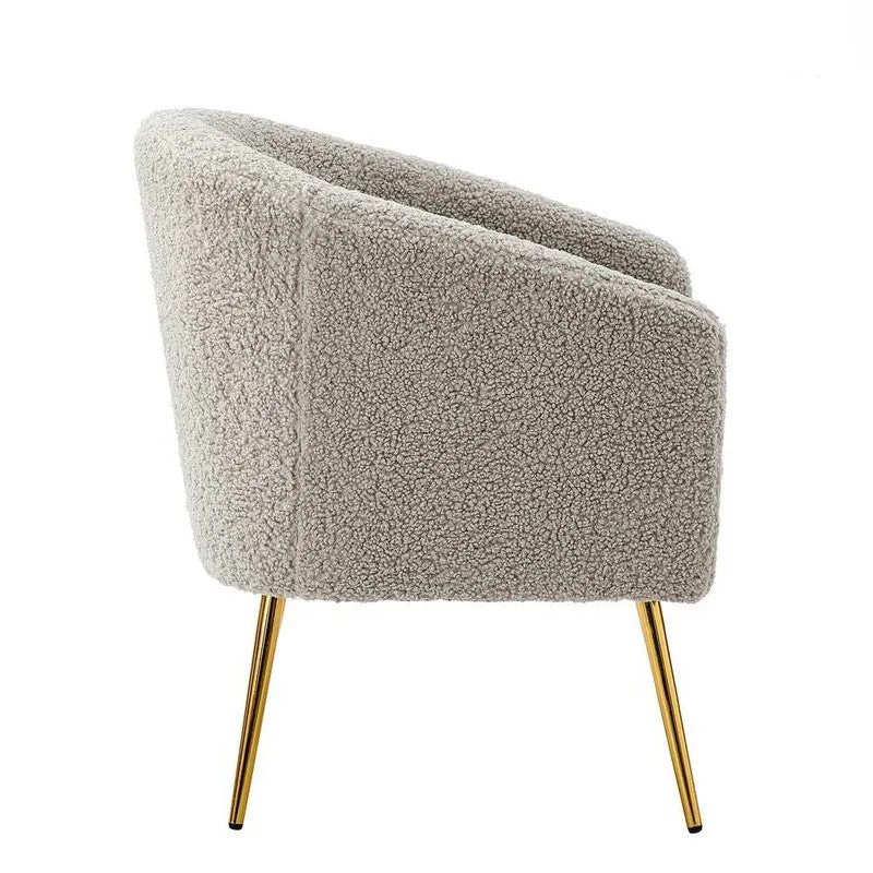 Stylo Neem Wood Accent Chair - Beige media 7