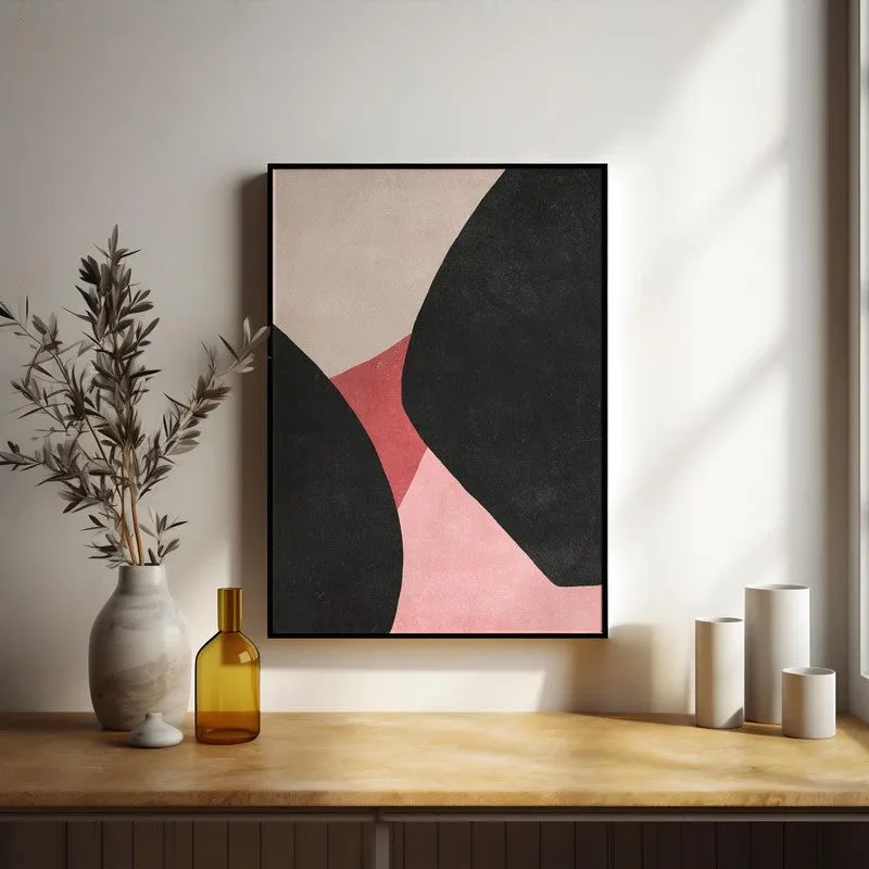 Magenta Midnight Framed Canvas Wall Painting media 5