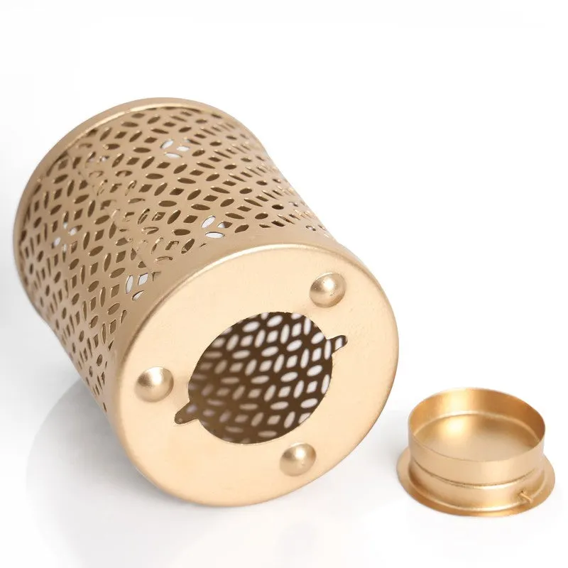 Lattice Tealight Candle Holder - Set Of Two media 6