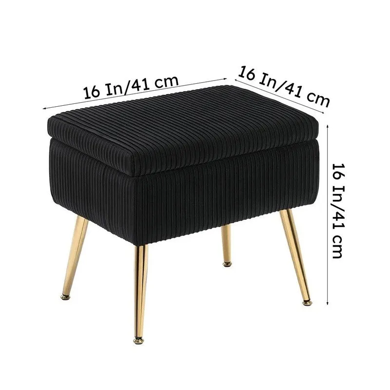 Kylen Softiq Ottoman - BLACK media 7