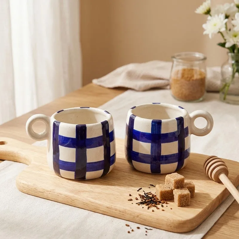 Brewline Ceramic Coffee Mug (300 mL Each) - Set Of Two media 1