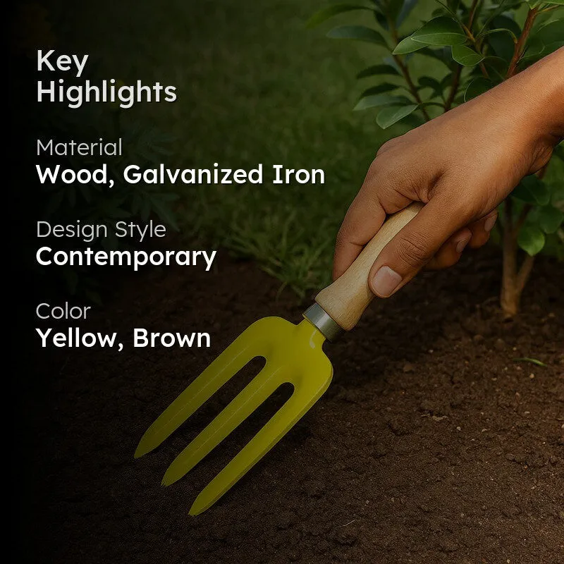 Gardenix Iron Planting Scoop - Yellow media 2