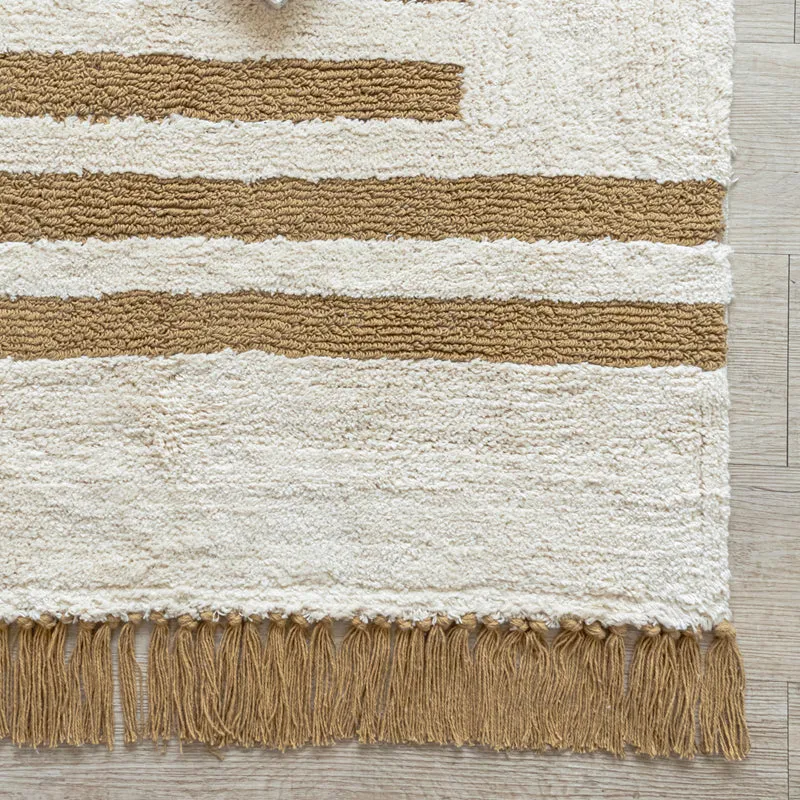 Striata Handwoven Cotton Rug media 6